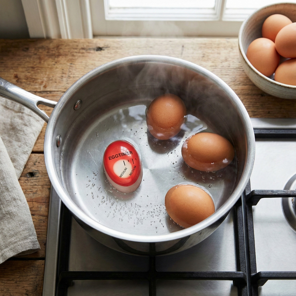 Eggtimer – Smarte Hitzekontrolle, nie wieder harte Eier.